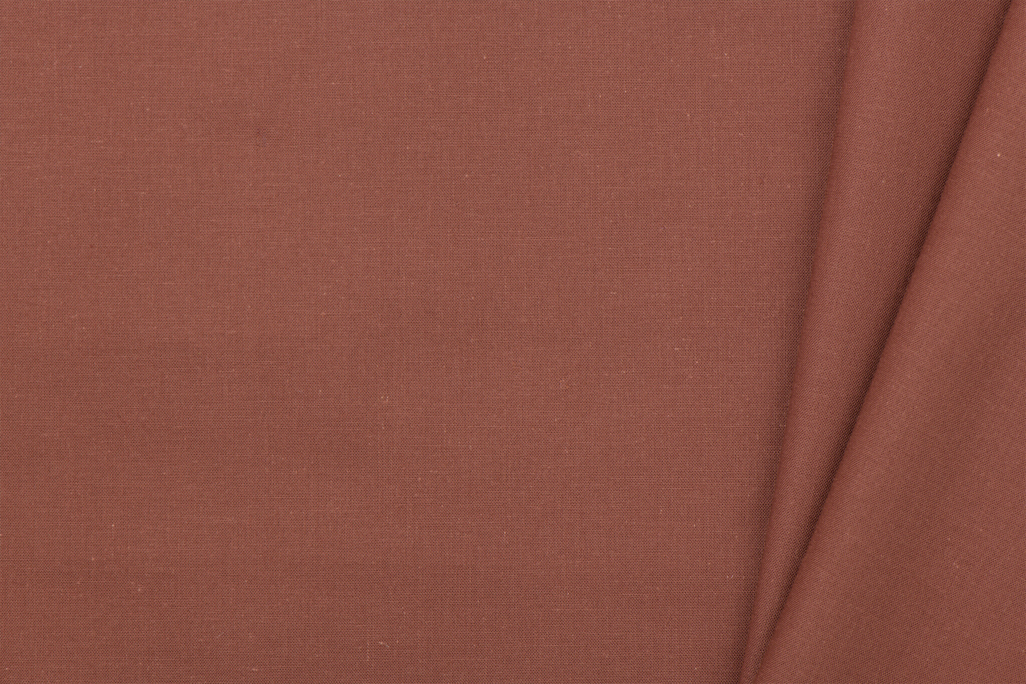 Katoen Poplin Antiek Bruin