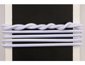 Elastisch Koord Wit 3mm