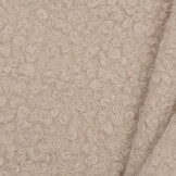 Boucle Stof Gekruld Licht Beige