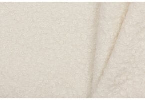 Boucle Stof Gekruld Ecru