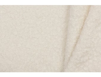 Boucle Stof Gekruld Ecru