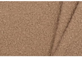 Boucle Stof Gekruld Cacao