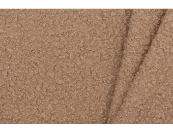 Boucle Stof Gekruld Cacao