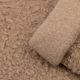 Boucle Stof Gekruld Cacao