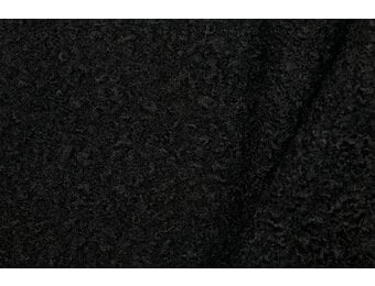 Boucle Stof Gekruld Zwart