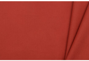Katoen Poplin Antiek Tomaatrood