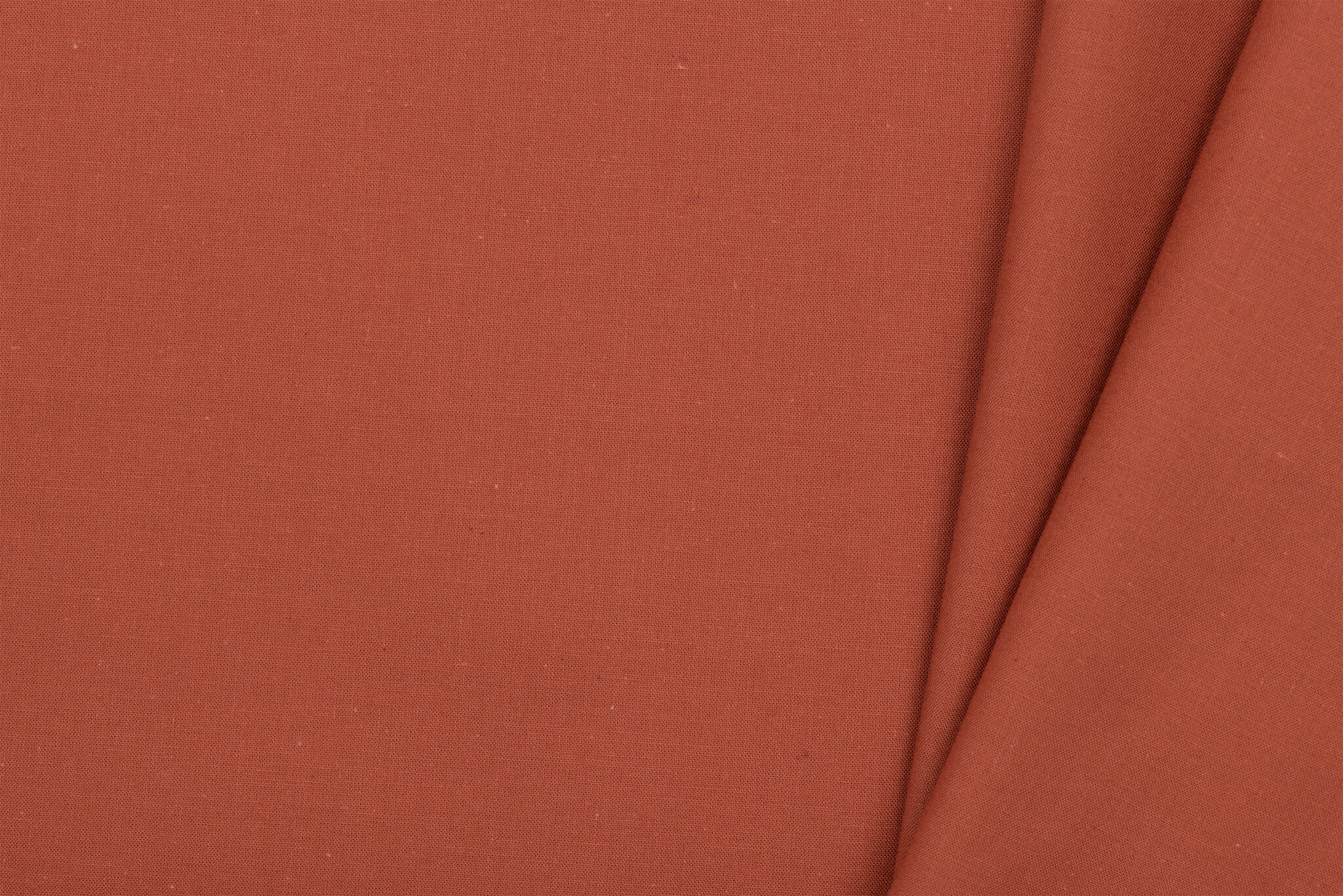 Katoen Poplin Antiek Steenrood