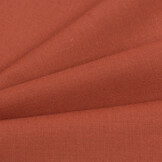 Katoen Poplin Antiek Steenrood