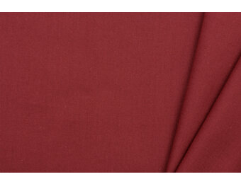 Katoen Poplin Antiek Bordeaux