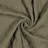 Gewatteerd Katoenen Double Gauze Mos Groen