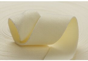 Tassenband Katoen Ecru 25mm