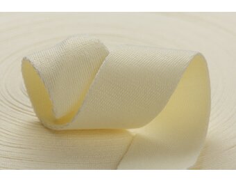 Tassenband Katoen Ecru 25mm
