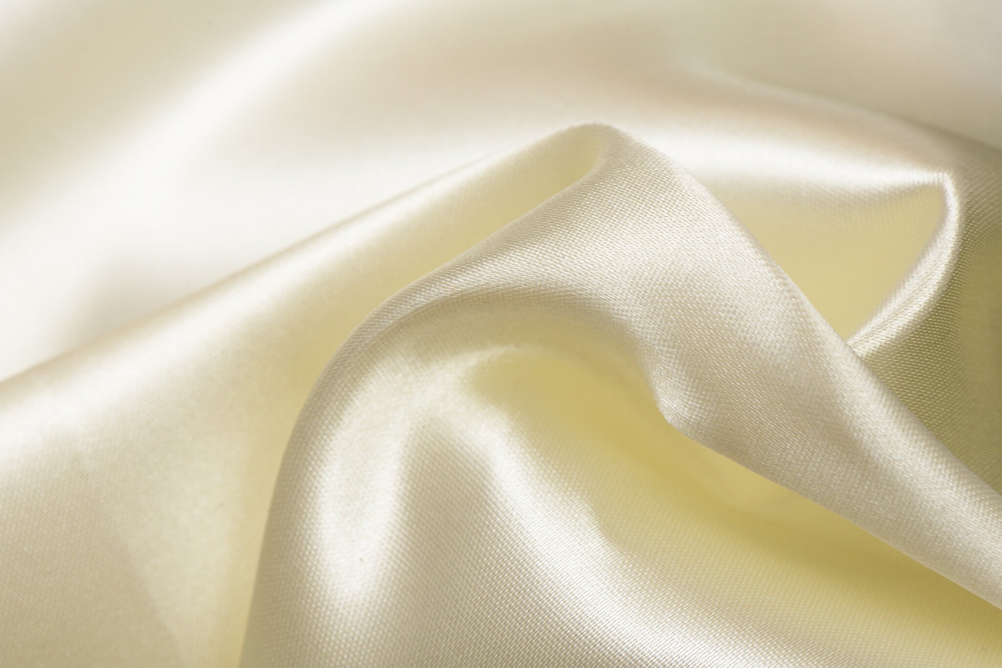 Satijn Stof Ecru