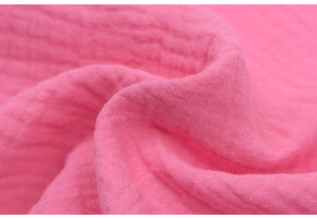 Baby Cotton – Mousseline Stof - Pink