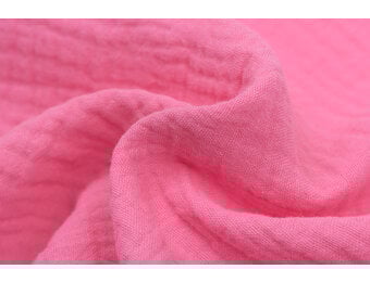 Baby Cotton – Mousseline Stof - Pink