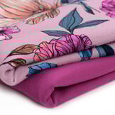 Katoenen Jersey Cyclaam Roze