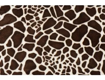 Wellness Fleece Stof Giraffe