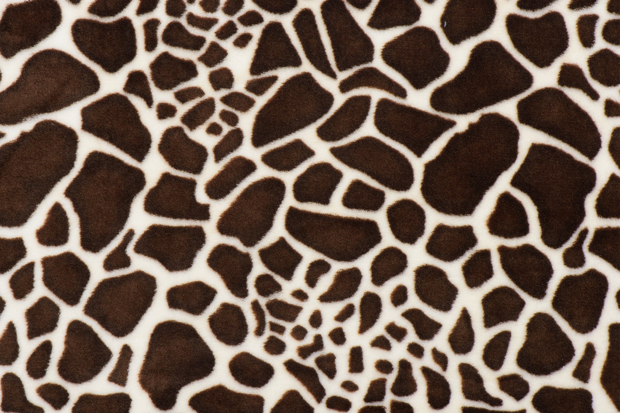 Wellness Fleece Stof Giraffe