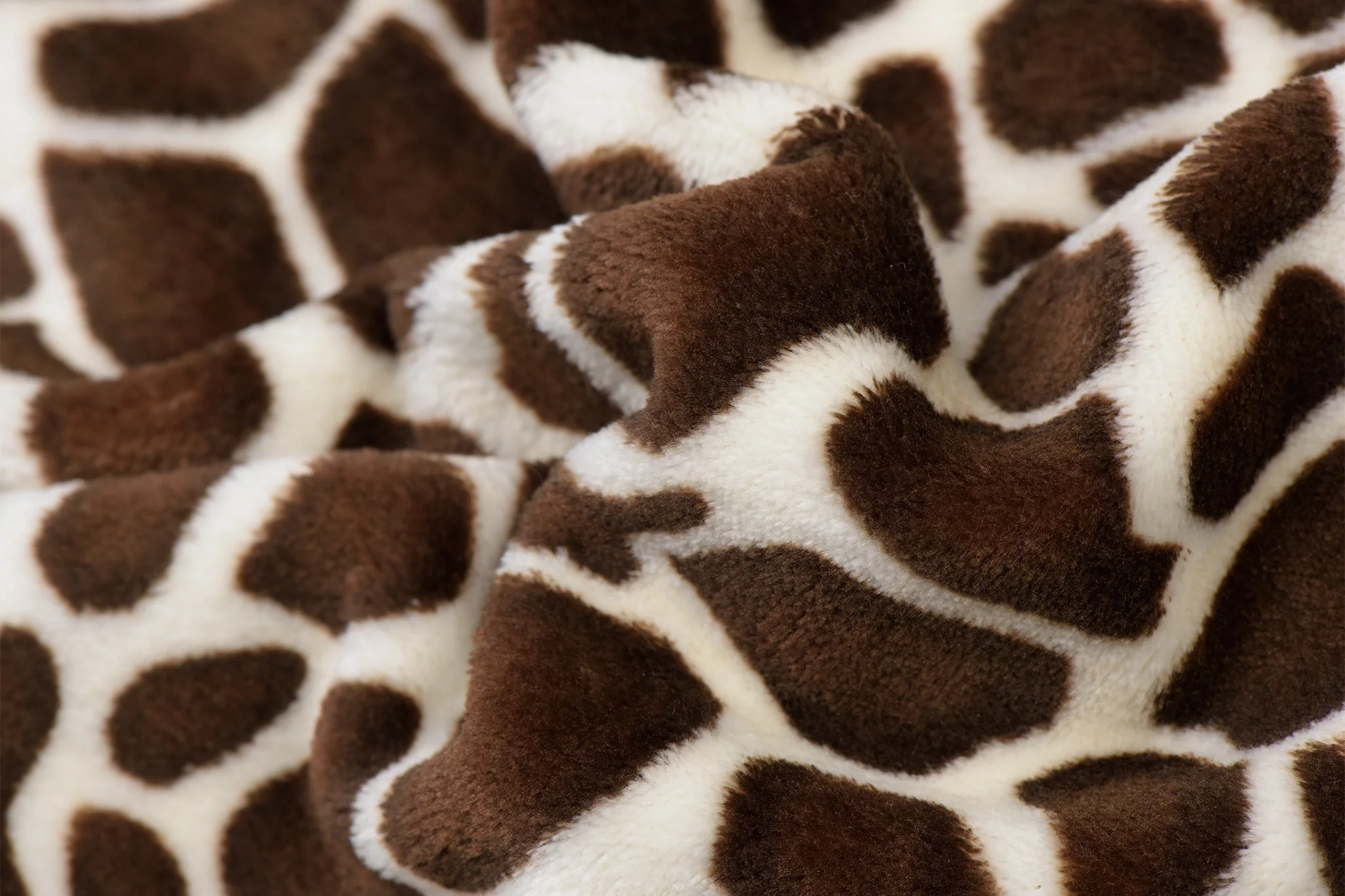 Wellness Fleece Stof Giraffe