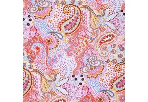 Jersey Katoen Digitale Print - Dihappy Paisley