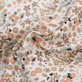 Jersey Katoen Digitale Print -  Liefdesbloem Beige