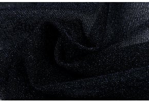 Lurex glitter donker marine