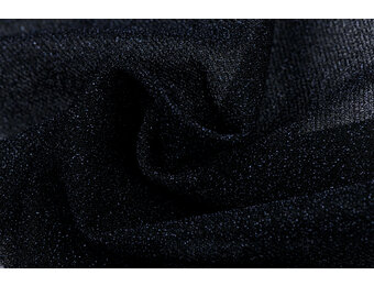 Lurex glitter donker marine