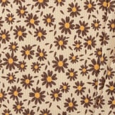 Rib Jersey Stof -  Zonnebloem Beige