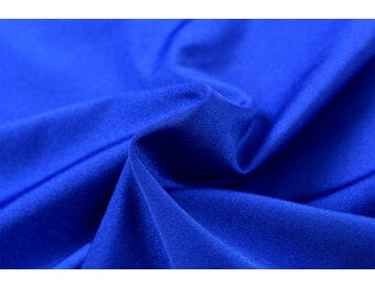 Lycra Stof (Glanzend) Kobaltblauw