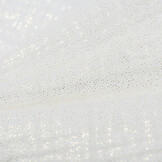 Double gauze katoen glitter off white