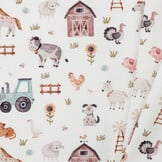 Jersey Katoen Digitale Print - Boerenleven