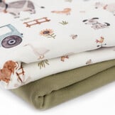 Jersey Katoen Digitale Print - Boerenleven