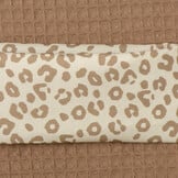 Poplin Katoen Digitale Print - Luipaardprint Beige