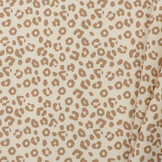 Poplin Katoen Digitale Print - Luipaardprint Beige