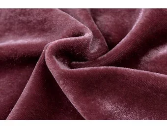 Stretch Fluweel Oud Roze