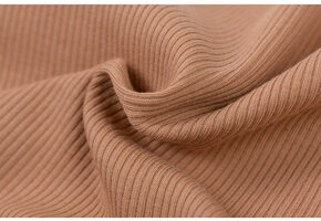 Rib Jersey Stof Perzik