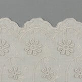 Katoen Embroidery Daisy Bloem Zand