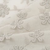 Katoen Embroidery Daisy Bloem Zand