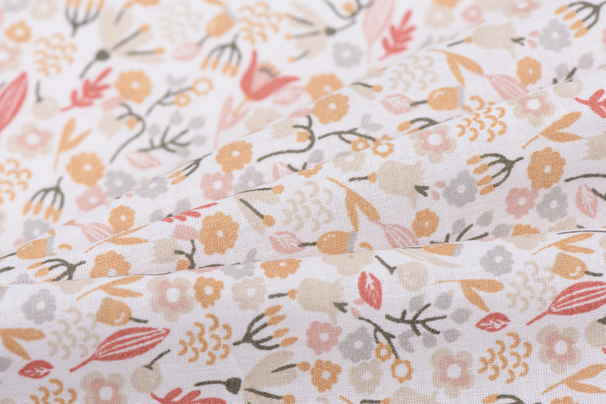 Katoen Poplin Stof - Millefleur Suzette