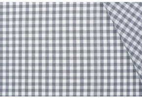 Boerenbont Ruit Stof 5mm - Grijs