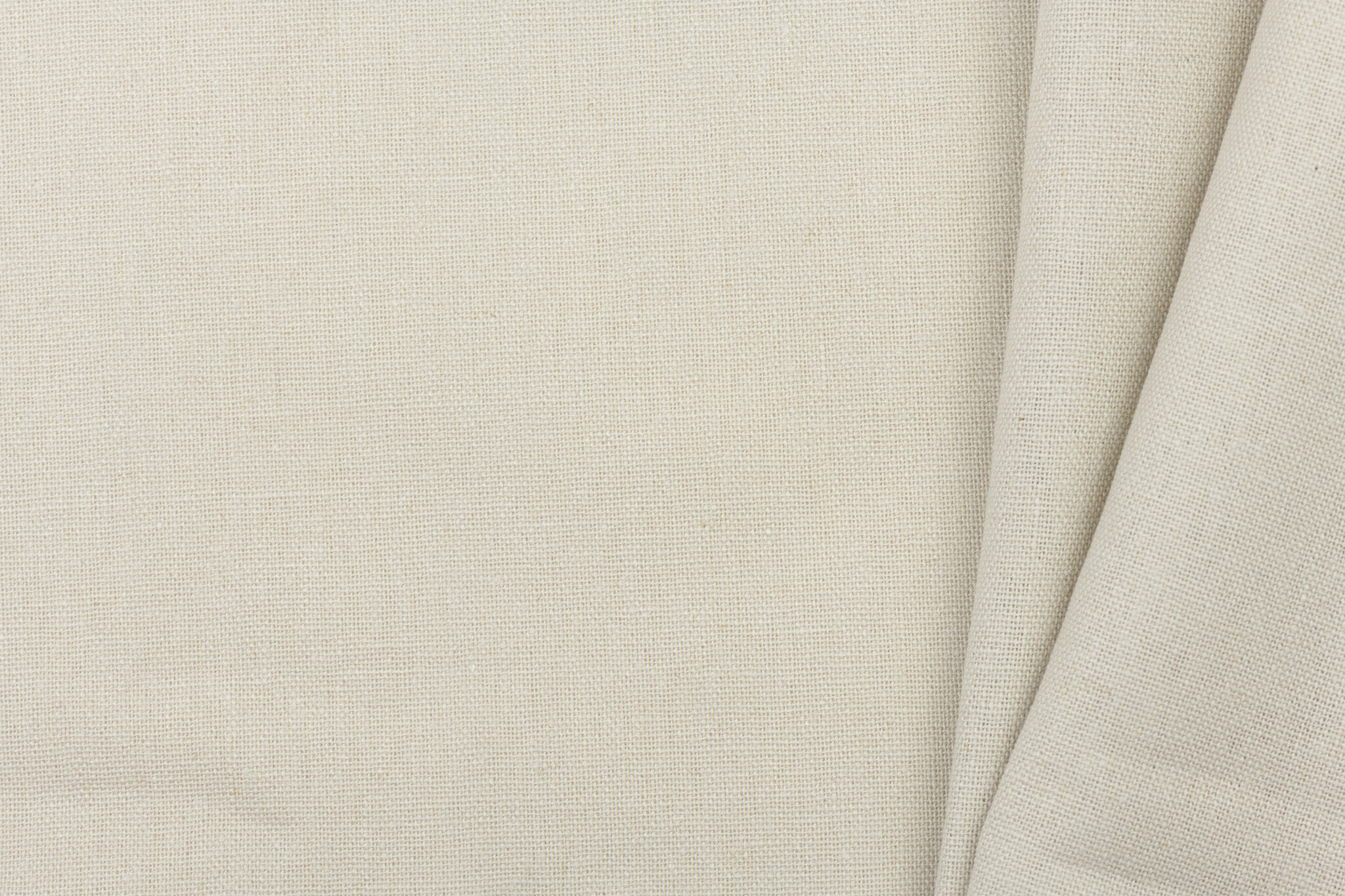 Linnen Stof BILBAO 280 cm Breed - Licht Beige