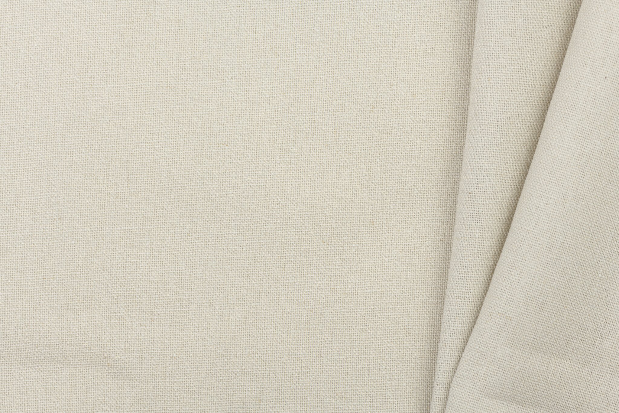 Linnen Stof BILBAO 280 cm Breed - Licht Beige