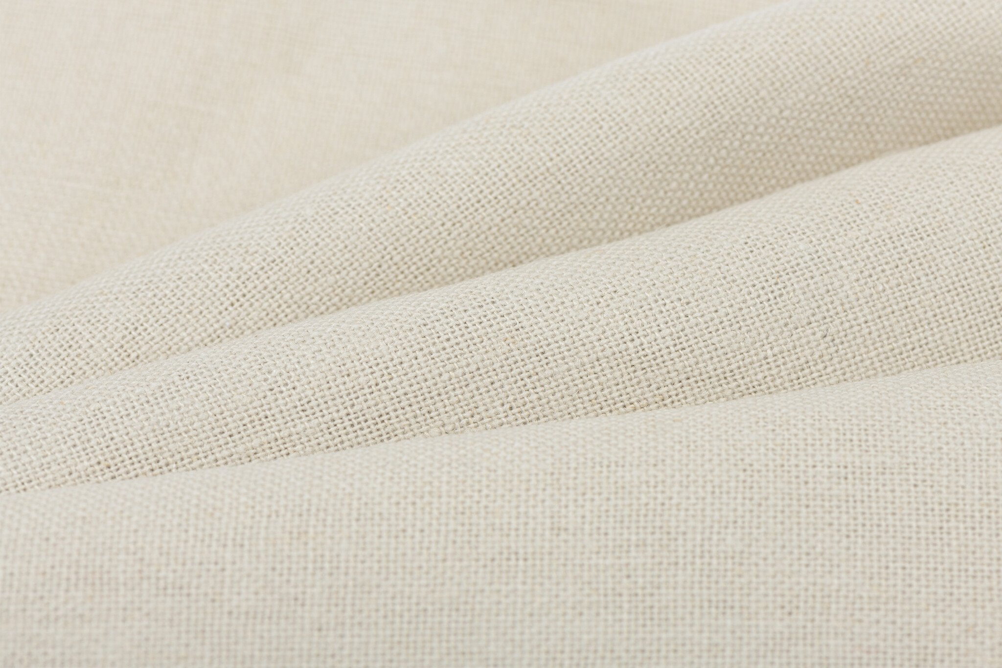 Linnen Stof BILBAO 280 cm Breed - Licht Beige