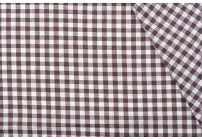 Boerenbont Ruit Stof 5mm - Bruin