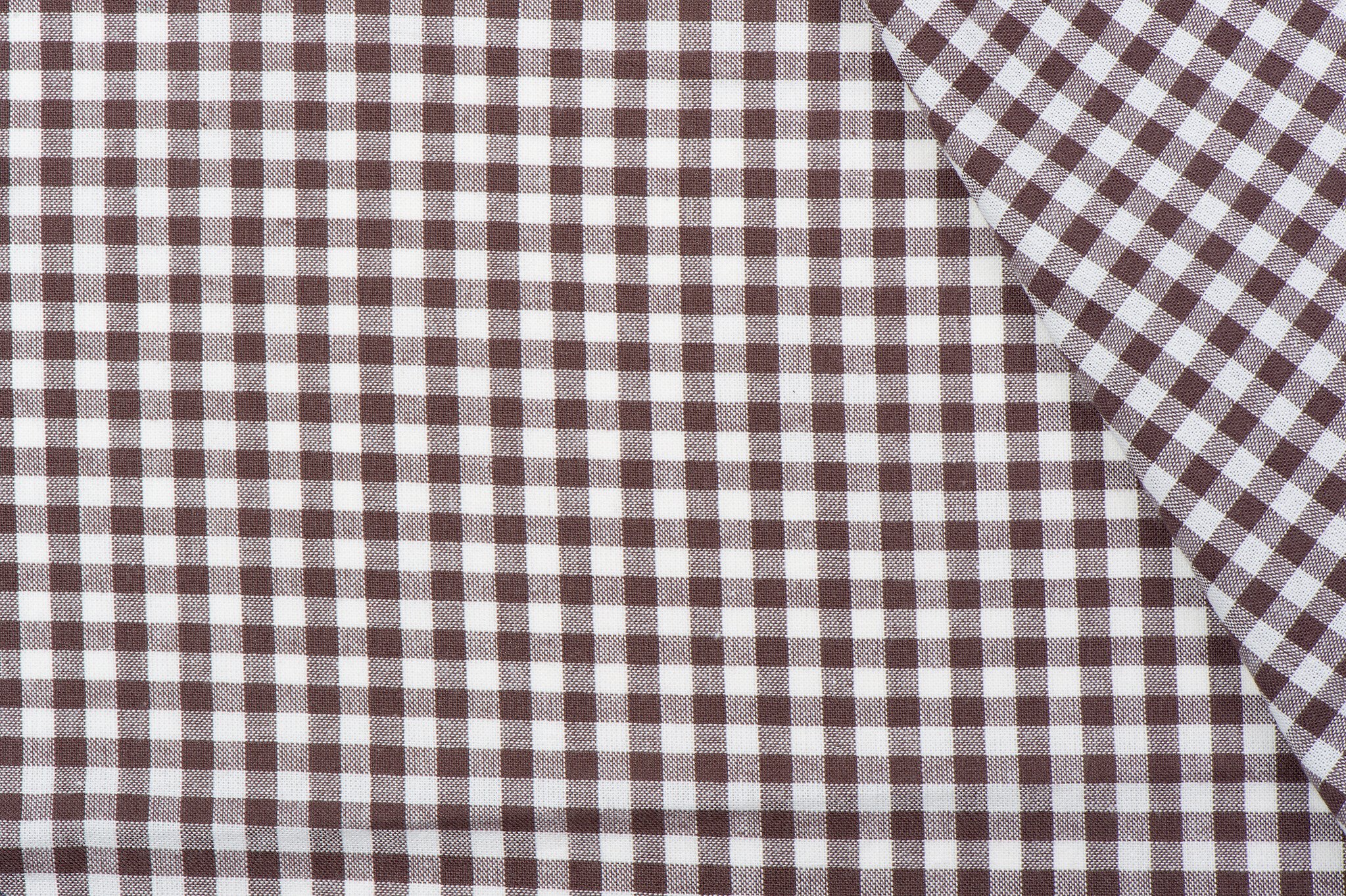 Boerenbont Ruit Stof 5mm - Bruin