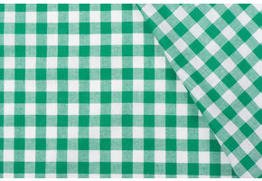 Boerenbont Ruit Stof 1 cm - Groen