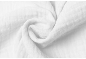 Double gauze hydrofiel lakenkatoen 240 cm breed wit