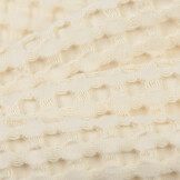 Wafelkatoen Piqué Stof XL Barbados - New Ecru