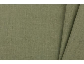 Linnen Stof Olijf