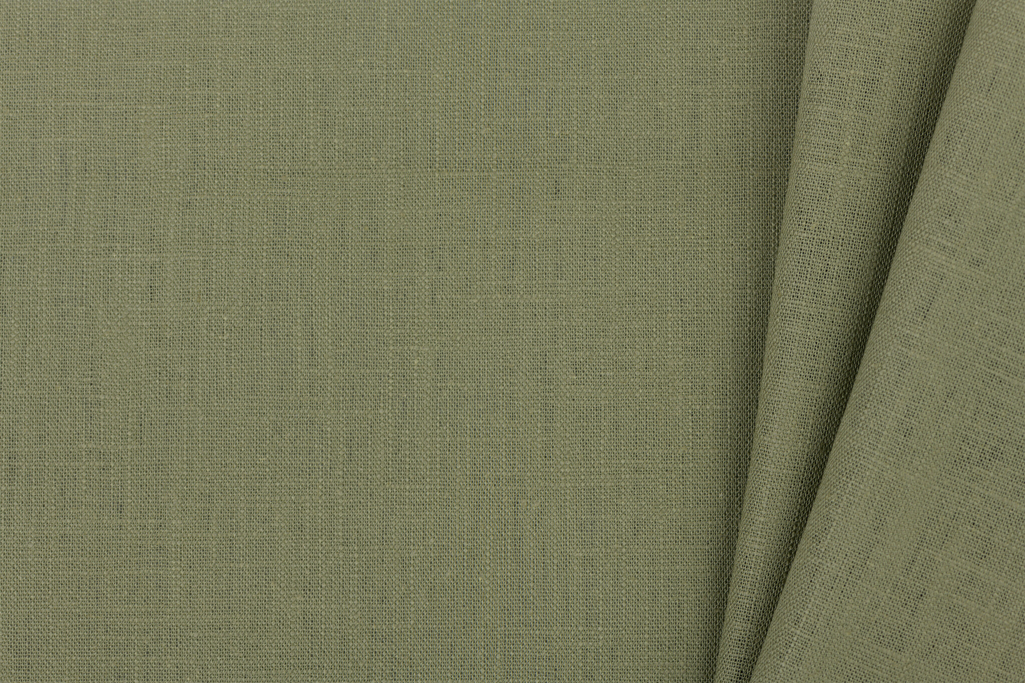 Linnen Stof Olijf